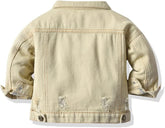 Toddler Kid Baby Boys Girls Denim Jacket Long Sleeve Button down Jeans Coat Cowboy Overcoat Hoodie Casual Outwear